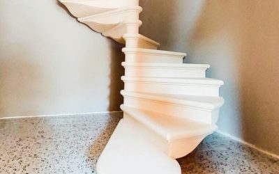  La scala a chiocciola in Pietra di Vicenza